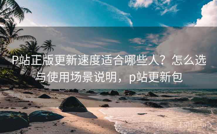 P站正版更新速度适合哪些人？怎么选与使用场景说明，p站更新包