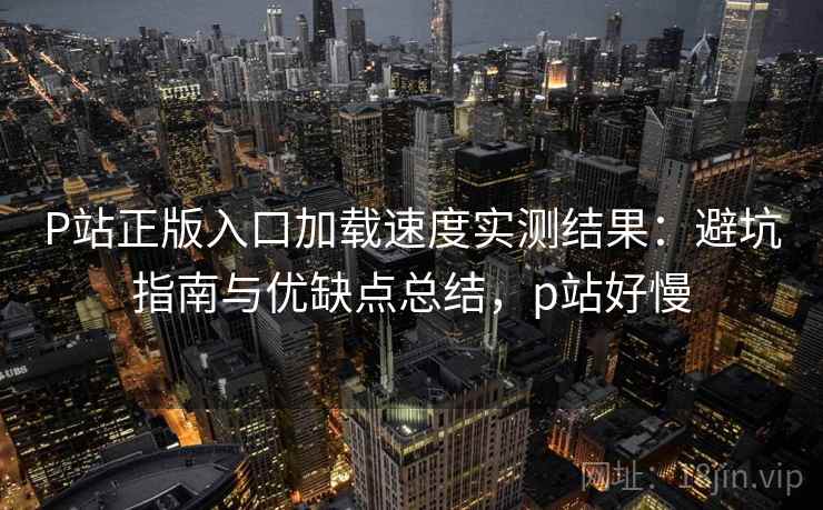 P站正版入口加载速度实测结果：避坑指南与优缺点总结，p站好慢