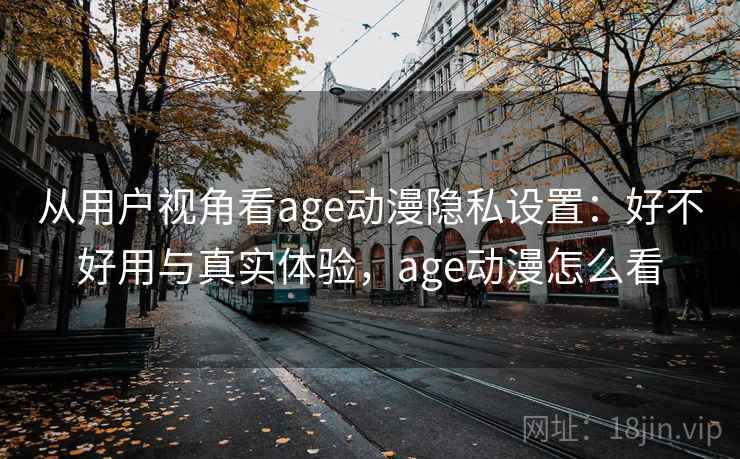 从用户视角看age动漫隐私设置：好不好用与真实体验，age动漫怎么看  第1张