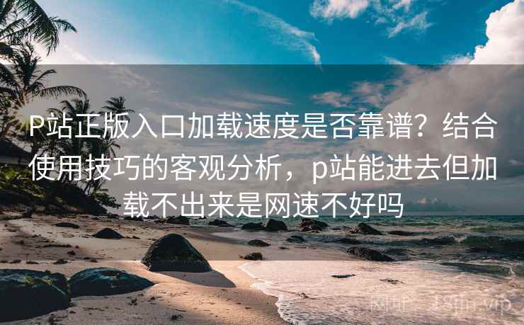 P站正版入口加载速度是否靠谱？结合使用技巧的客观分析，p站能进去但加载不出来是网速不好吗