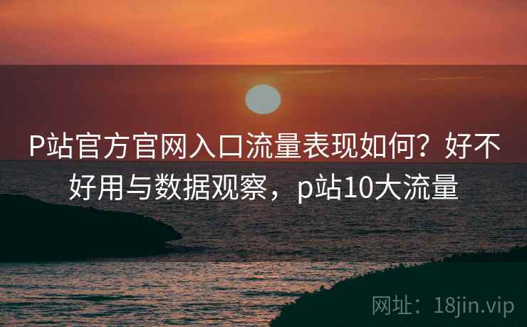 P站官方官网入口流量表现如何？好不好用与数据观察，p站10大流量