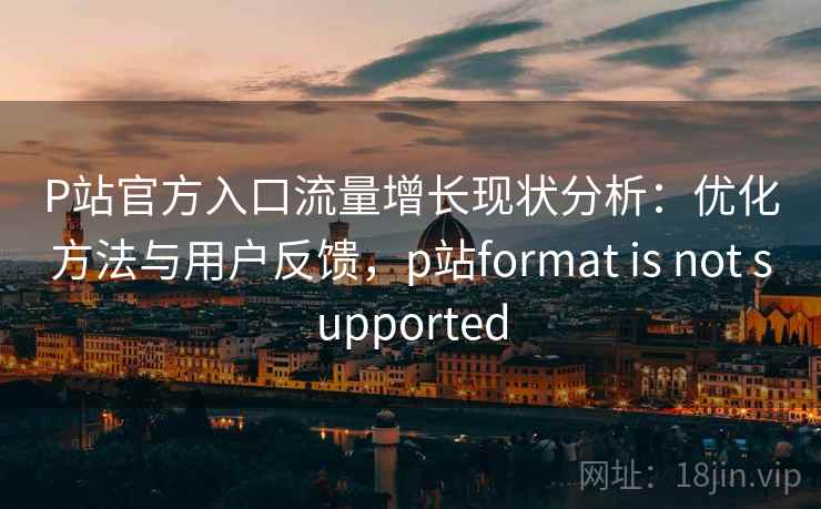 P站官方入口流量增长现状分析:优化方法与用户反馈,p站format is not supported 第2张 P站官方入口流量增长现状分析:优化方法与用户反馈,p站format is not supported 第2张