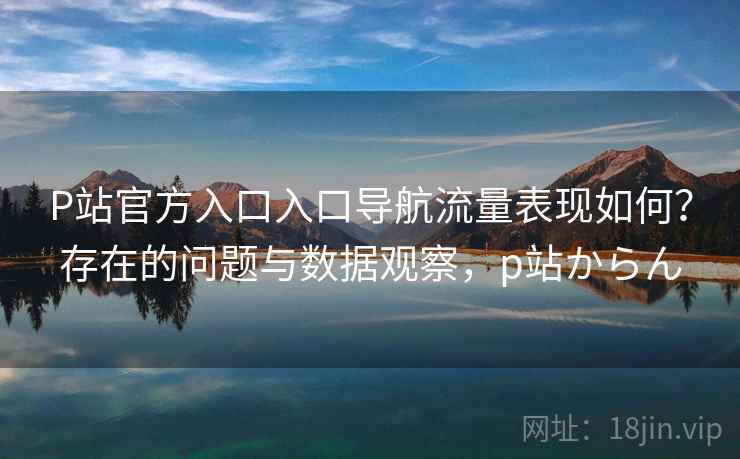 P站官方入口入口导航流量表现如何?存在的问题与数据观察,p站からん 第2张 P站官方入口入口导航流量表现如何?存在的问题与数据观察,p站からん 第2张