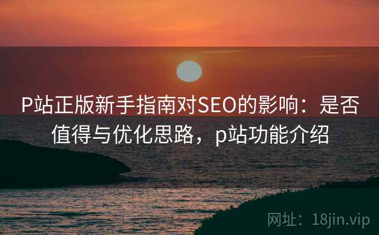 P站正版新手指南对SEO的影响:是否值得与优化思路,p站功能介绍 第2张 P站正版新手指南对SEO的影响:是否值得与优化思路,p站功能介绍 第2张