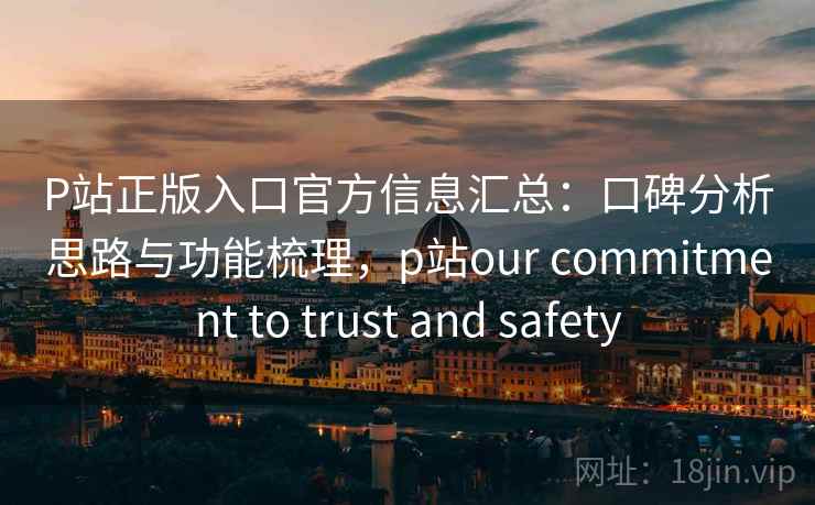 P站正版入口官方信息汇总：口碑分析思路与功能梳理，p站our commitment to trust and safety